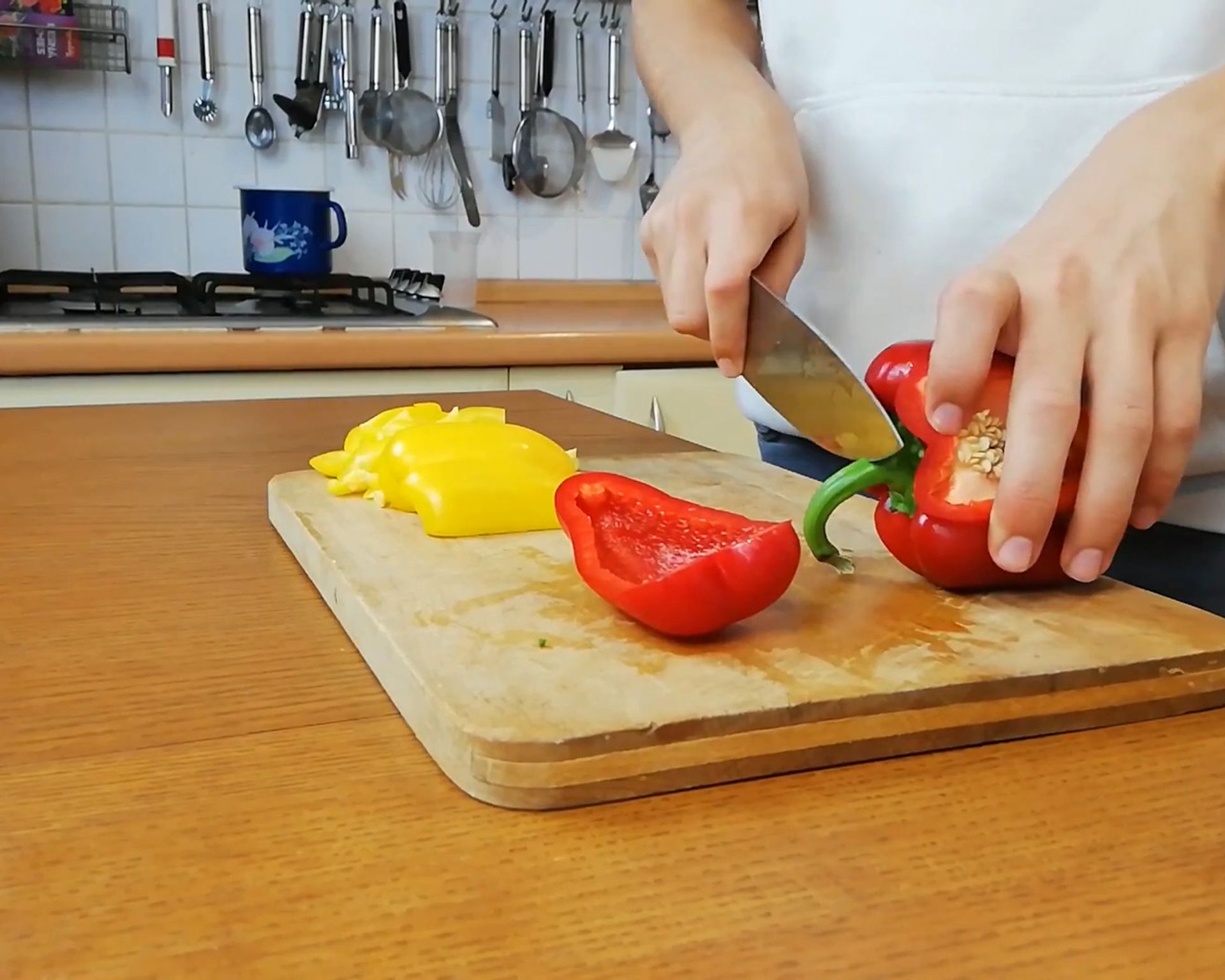 Ako správne krájať papriku, návod