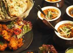 Rôzne indické pokrmy