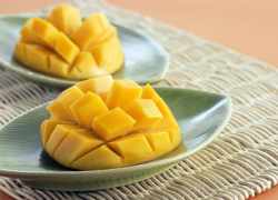 Nakrájané čerstvé mango na kocky