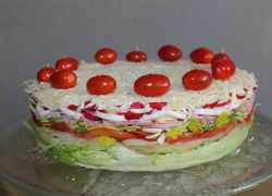 Šalátová torta