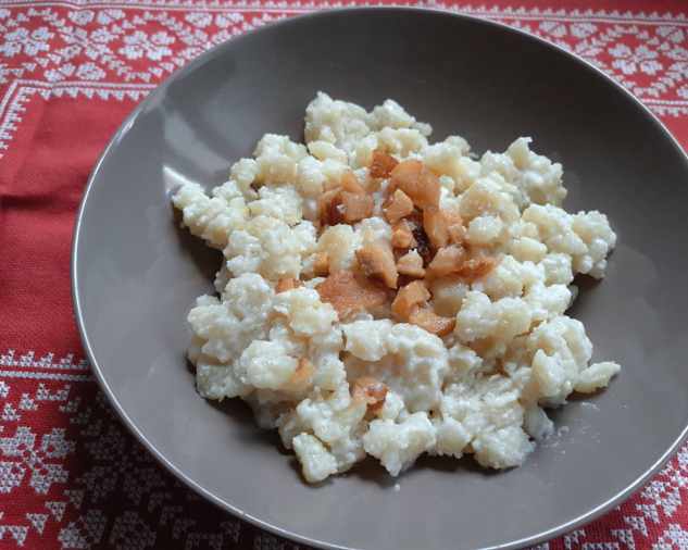 Domáci varený banícky štiarc so škvarkami