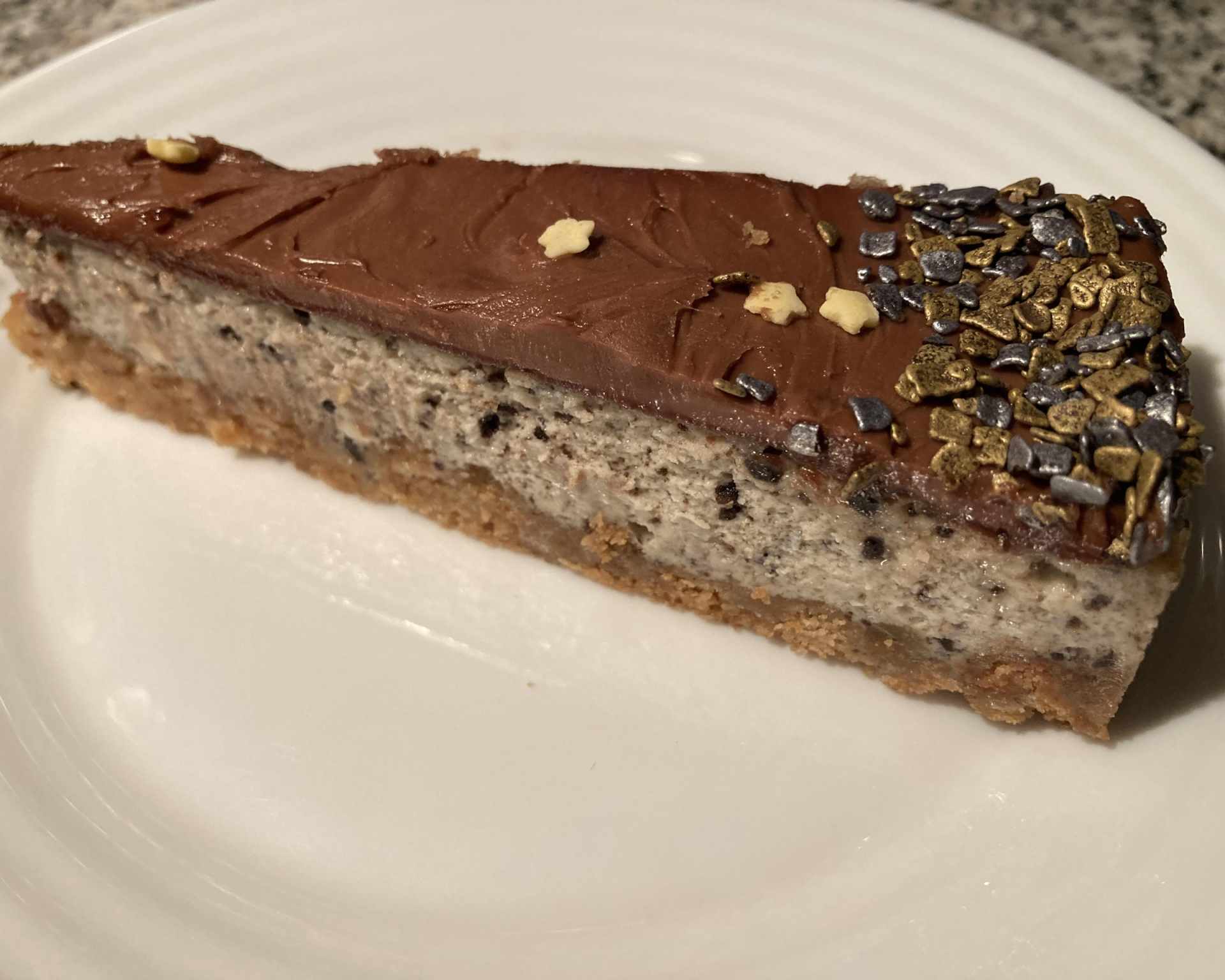 Hotový kinder cheesecake