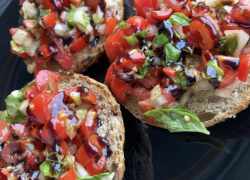 Hotová bruschetta