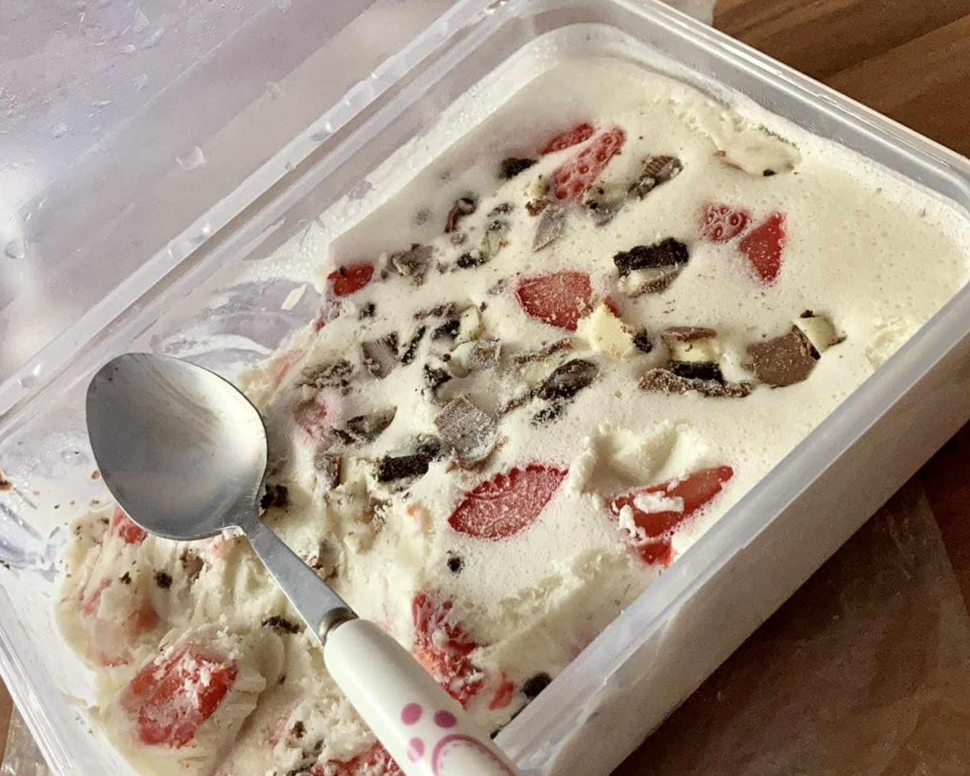 Hotová domáca cheesecake zmrzlina