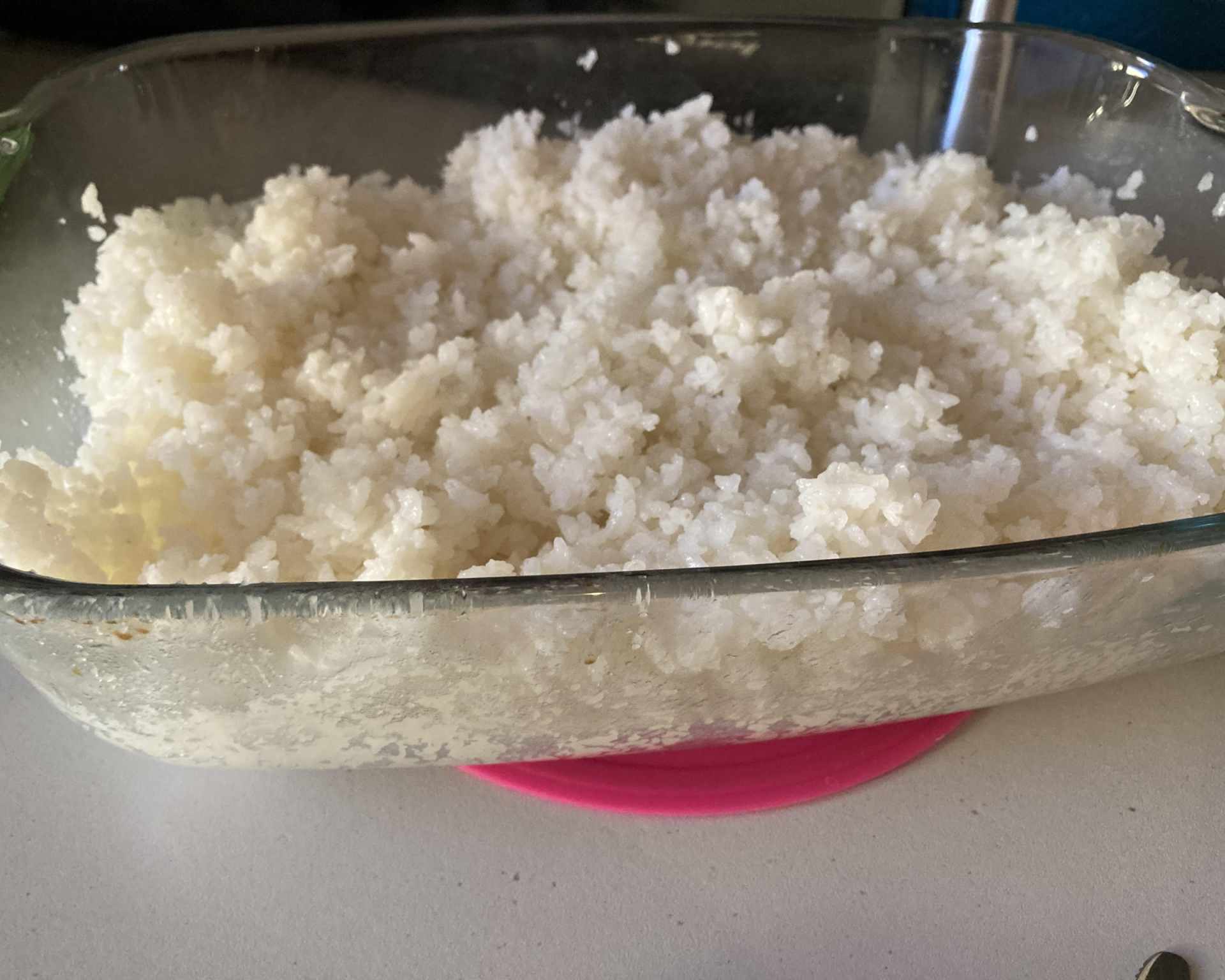 Hotová ryža upečená v rúre