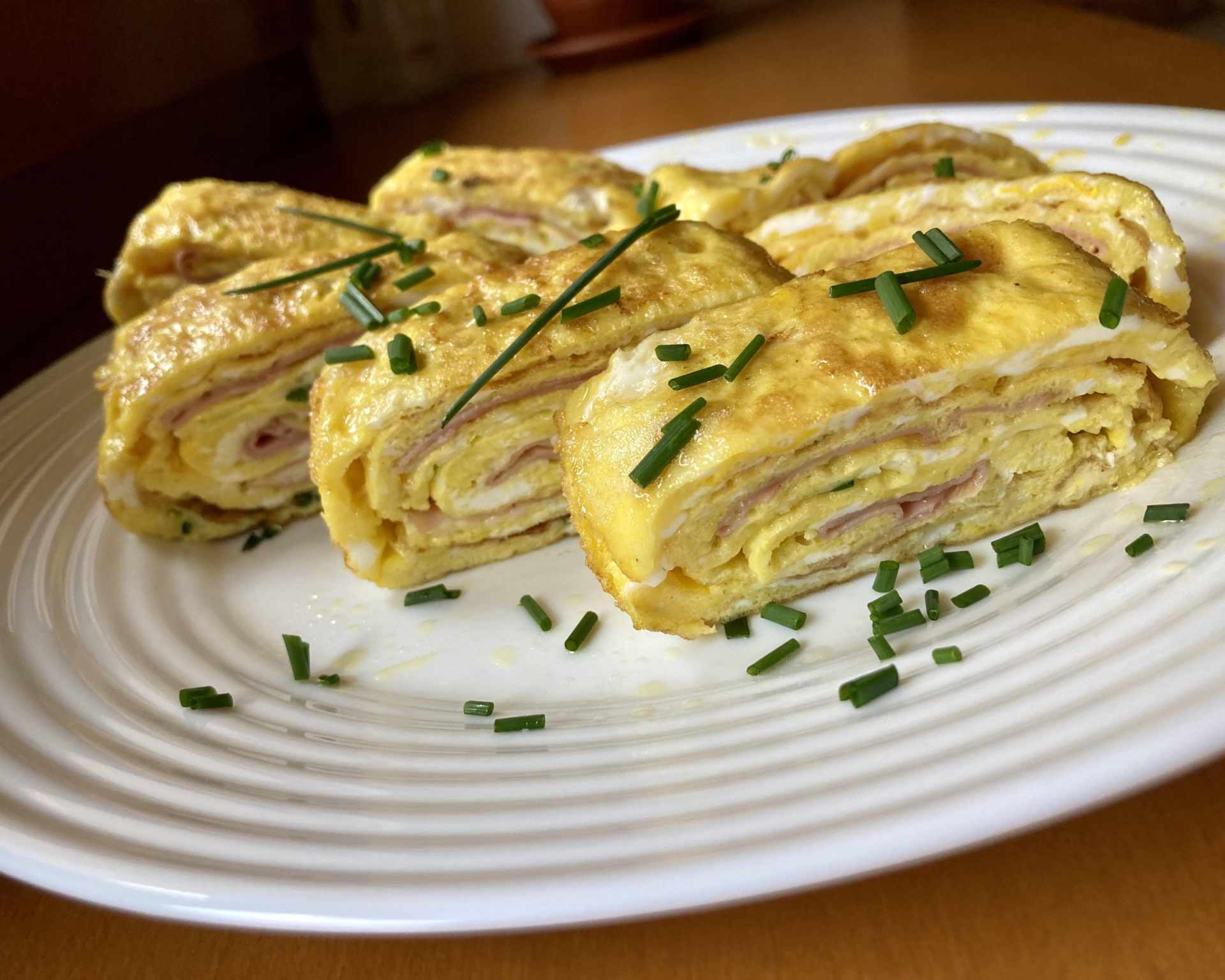 Hotová japonská vaječná omeleta