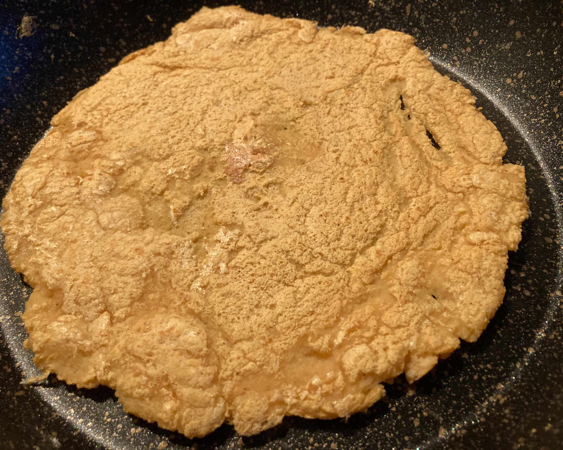 Hotová tortilla z červenej šošovice
