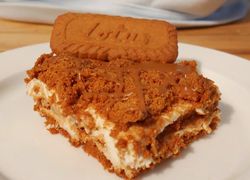 Recept na tortu z keksov, lotusový koláč a krém mascarpone