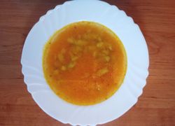 Zeleninová polievka s haluštičkami