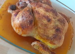 Recept pečené šťavnaté kura celé v zapekacej mise s výpekom