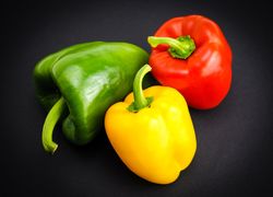 Paprika červená, zelená aj žltá